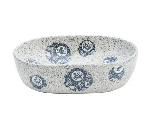 Praustuvas Ant Stalviršio, Pilkas/Mėlynas, 47X33X13cm Keramika