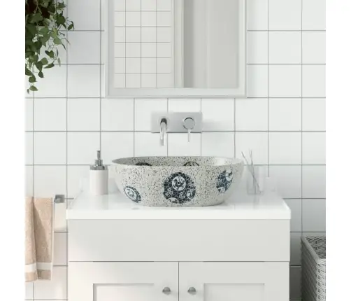 Praustuvas Ant Stalviršio, Pilkas/Mėlynas, 47X33X13cm Keramika