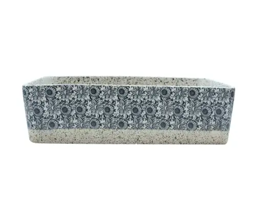 Valamu Tasapinnale, Hall Ja Sinine, Ristkülik, Keraamiline