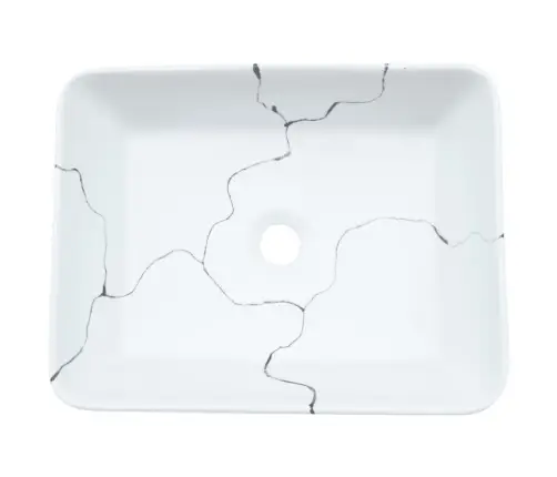 Praustuvas Ant Stalviršio, Baltas, 46X35,5X13cm Keramika