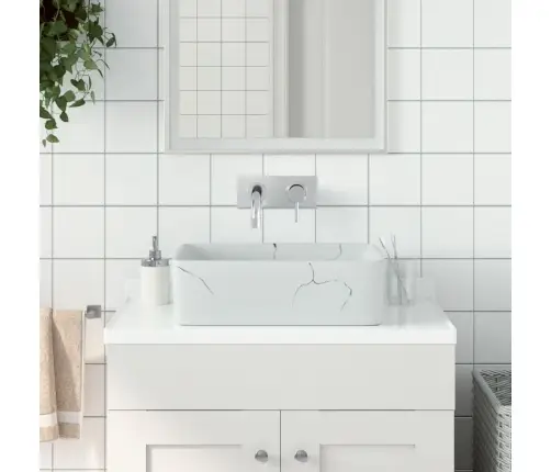 Praustuvas Ant Stalviršio, Baltas, 46X35,5X13cm Keramika