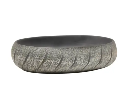 Praustuvas Ant Stalviršio, Juodas/Pilkas, 59X40X15 cm Keramika