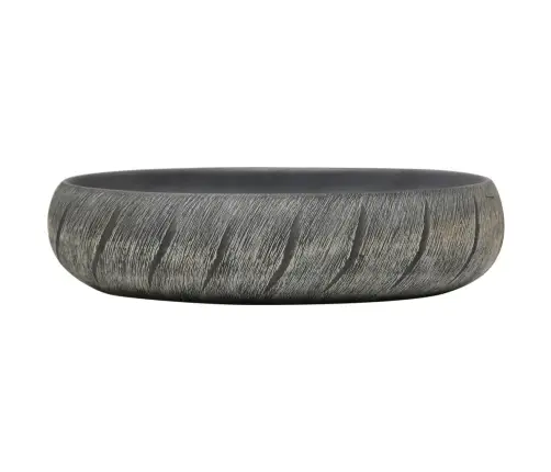 Praustuvas Ant Stalviršio, Juodas/Pilkas, 59X40X15 cm Keramika