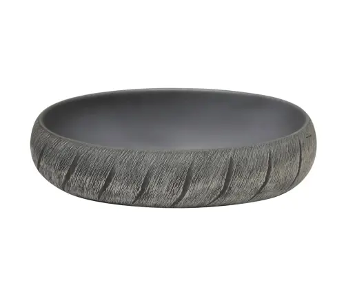 Praustuvas Ant Stalviršio, Juodas/Pilkas, 59X40X15 cm Keramika