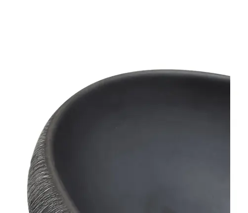 Praustuvas Ant Stalviršio, Juodas/Pilkas, 59X40X15 cm Keramika