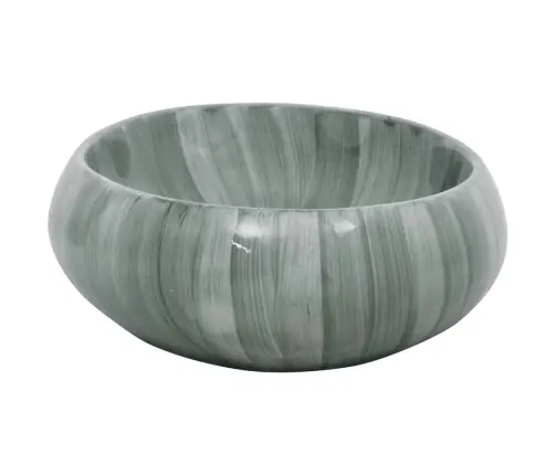 Praustuvas Ant Stalviršio, Žalias, 59X40X15cm Keramika, Ovalus