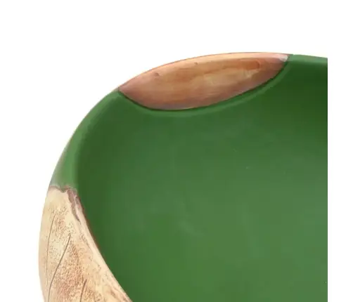 Izlietne, Liekama Uz Virsmas, Zaļa Un Brūna, Ovāla, 59X40X15 Cm Vidaxl