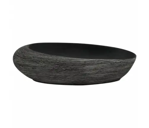 Izlietne, Liekama Uz Virsmas, Pelēka Un Melna, 59X40X14 Cm Vidaxl