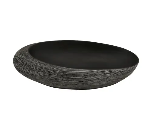 Izlietne, Liekama Uz Virsmas, Pelēka Un Melna, 59X40X14 Cm Vidaxl