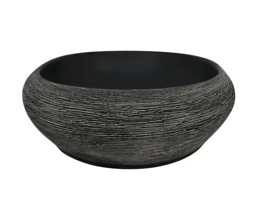 Izlietne, Liekama Uz Virsmas, Pelēka Un Melna, 59X40X14 Cm Vidaxl