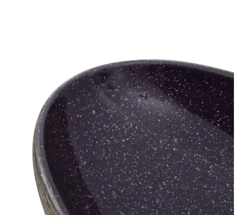 Valamu Tööpinnale, Lilla Ja Hall, Ovaalne, Keraamiline