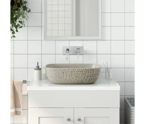 Praustuvas Ant Stalviršio, Pilkas, 48X37,5X13,5cm Keramika