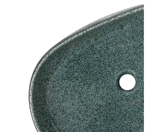 Izlietne, Liekama Uz Virsmas, Tirkīzzila, Ovāla, 59X40X14 Cm Vidaxl