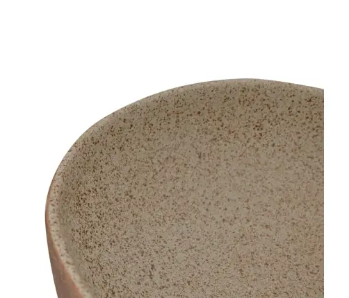 Izlietne, Liekama Uz Virsmas, Smilškrāsas, Brūna, 59X40X14 Cm Vidaxl