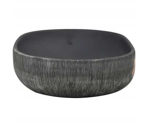 Izlietne, Liekama Uz Virsmas, Pelēka Un Melna, 59X40X14 Cm Vidaxl