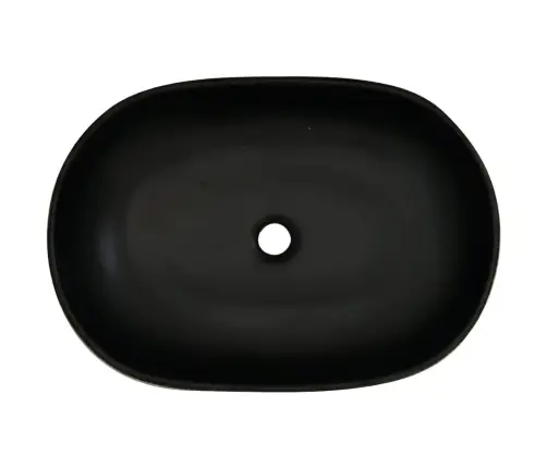 Izlietne, Liekama Uz Virsmas, Pelēka Un Melna, 59X40X14 Cm Vidaxl