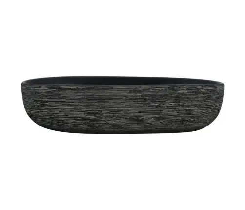 Izlietne, Liekama Uz Virsmas, Pelēka Un Melna, 59X40X14 Cm Vidaxl