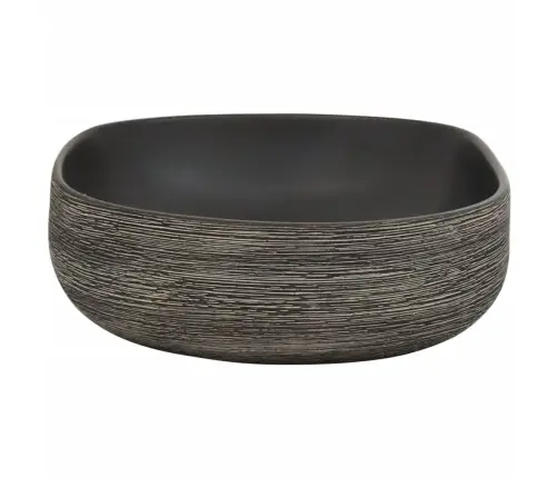 Izlietne, Liekama Uz Virsmas, Pelēka Un Melna, 59X40X14 Cm Vidaxl