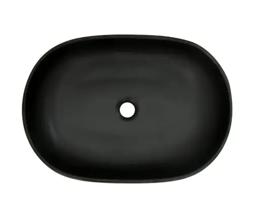 Izlietne, Liekama Uz Virsmas, Pelēka Un Melna, 59X40X14 Cm Vidaxl