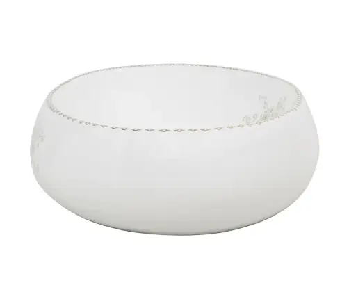 Praustuvas Ant Stalviršio, Baltas, 59X40X15cm Keramika, Ovalus