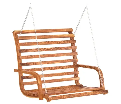 Varikatusega Aiakiik, Tiikpuu Viimistlusega Kuusepuit