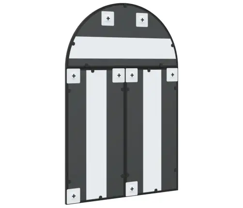 Sienas Spogulis, Melns, 60X90 Cm, Dzelzs Vidaxl