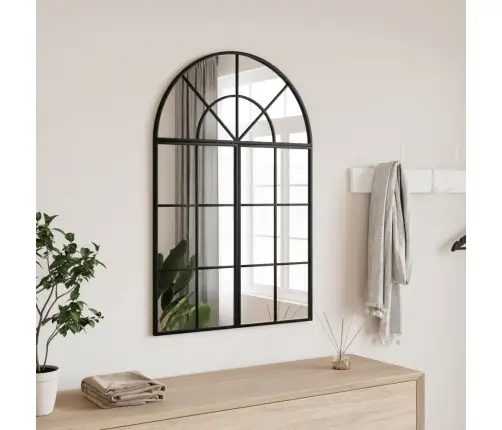 Sienas Spogulis, Melns, 60X90 Cm, Dzelzs Vidaxl