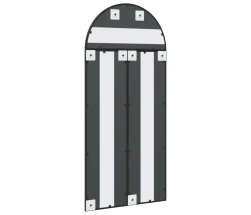 Seinapeegel, Must, 60 X 130 cm Kaarekujuline, Raud