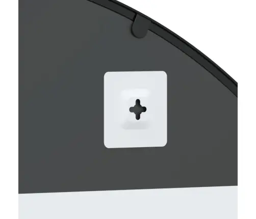 Sienas Spogulis, Melns, 100X70 Cm, Dzelzs Vidaxl