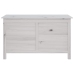 Aia Hoiukast, Valge, 99 X 49,5 X 58,5 cm Nulupuit