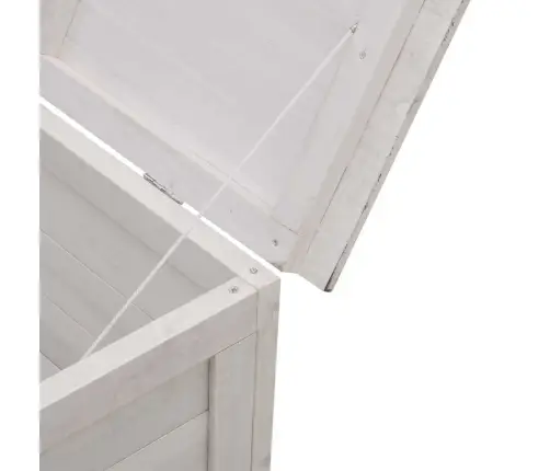 Sodo Daiktadėžė, Balta, 99X49,5X58,5cm Eglės Medienos Masyvas