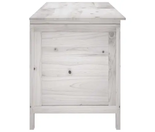 Aia Hoiukast, Valge, 150 X 50 X 56,5 cm Nulupuit