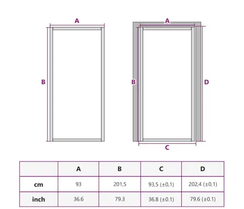 Iekšdurvis, 93X201,5 Cm, Melnas, Rūdīts Stikls Un Alumīnijs Vidaxl