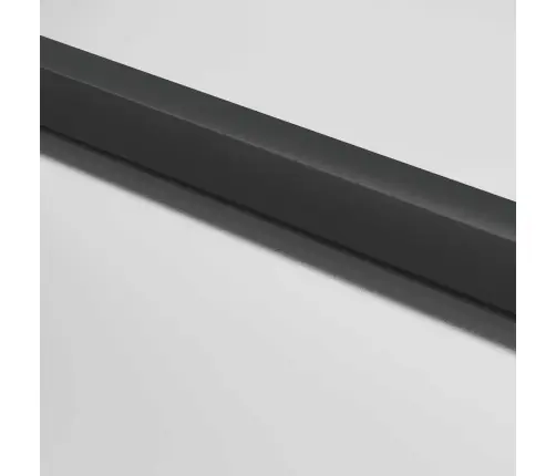 Iekšdurvis, 93X201,5 Cm, Melnas, Rūdīts Stikls Un Alumīnijs Vidaxl