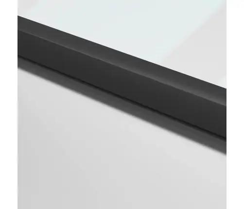 Iekšdurvis, 102,5X201,5 Cm, Melnas, Rūdīts Stikls Un Alumīnijs Vidaxl