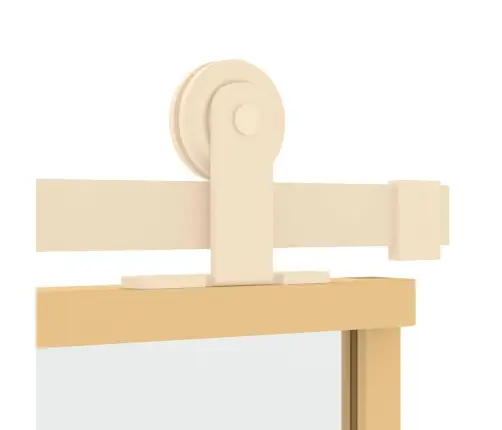 Stumdomos Durys, Auksinės, 76X205cm Esg Stiklas Ir Aliuminis