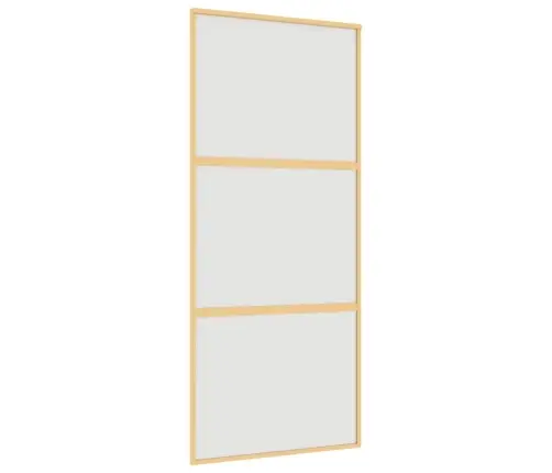 Liuguks, Kuldne, 90X205 cm Matt Esg-Klaas Ja Alumiinium