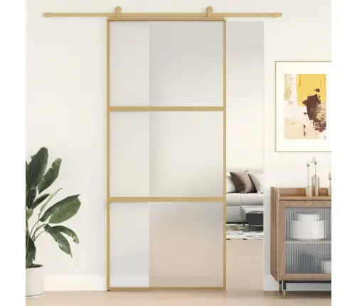 Liuguks, Kuldne, 90X205 cm Matt Esg-Klaas Ja Alumiinium