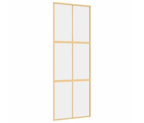 Liuguks, Kuldne, 76X205 cm Läbipaistev Esg-Klaas Ja Alumiinium