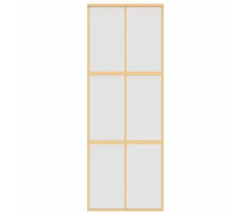 Stumdomos Durys, Auksinės, 76X205cm Esg Stiklas Ir Aliuminis Stumdomos Durys, Auksinės, 76X205cm Esg Stiklas Ir Aliuminis