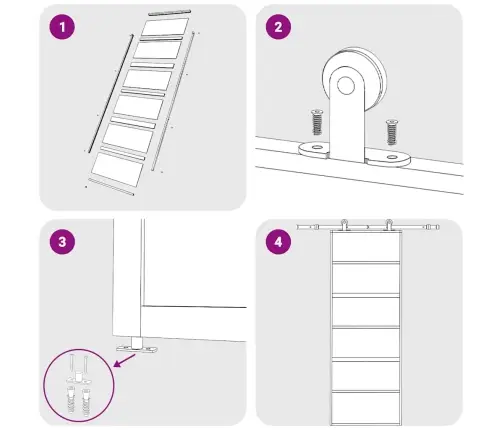 Bīdāmās Durvis, Zeltainas, 76X205 Cm, Esg Stikls Un Alumīnijs Vidaxl