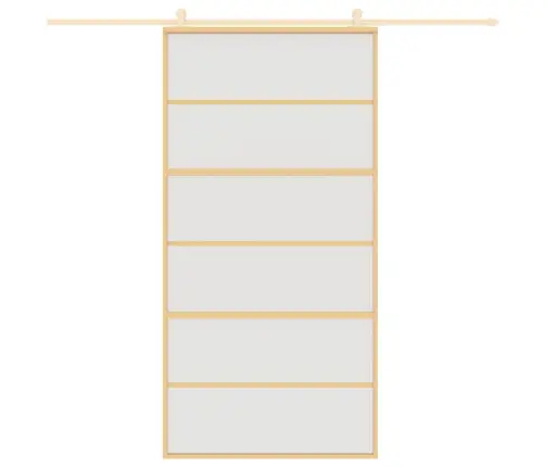 Stumdomos Durys, Auksinės, 102,5X205cm Esg Stiklas/Aliuminis