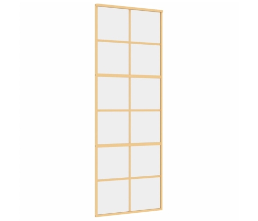 Liuguks, Kuldne, 76X205 cm Läbipaistev Esg-Klaas Ja Alumiinium