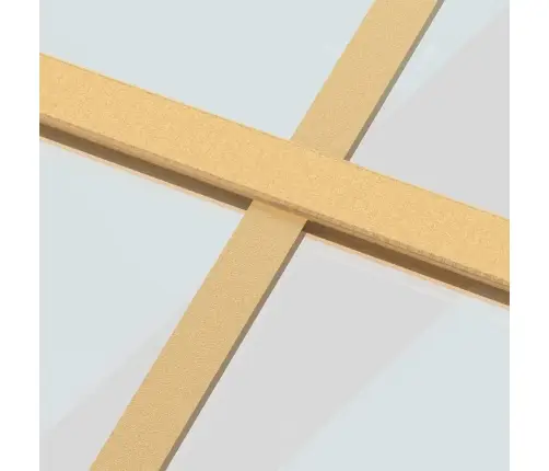 Bīdāmās Durvis, Zeltainas, 76X205 Cm, Esg Stikls Un Alumīnijs Vidaxl