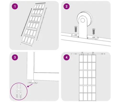 Bīdāmās Durvis, Zeltainas, 76X205 Cm, Esg Stikls Un Alumīnijs Vidaxl