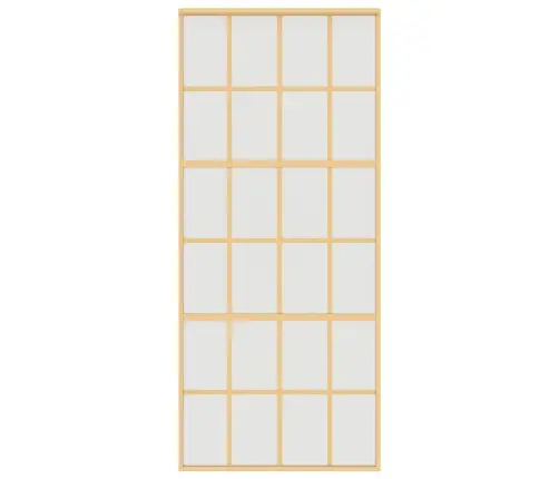 Stumdomos Durys, Auksinės, 90X205cm Esg Stiklas Ir Aliuminis
