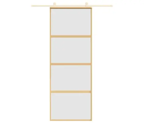 Liuguks, Kuldne, 76X205 cm Matt Esg-Klaas Ja Alumiinium