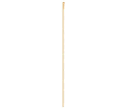 Liuguks, Kuldne, 76X205 cm Läbipaistev Esg-Klaas Ja Alumiinium