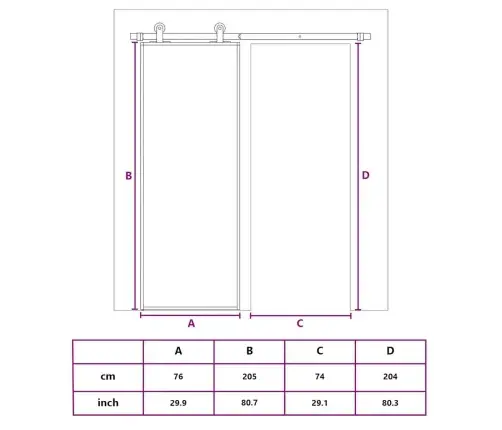 Bīdāmās Durvis, Zeltainas, 76X205 Cm, Esg Stikls Un Alumīnijs Vidaxl