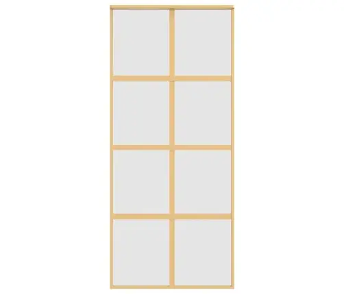 Stumdomos Durys, Auksinės, 90X205cm Esg Stiklas Ir Aliuminis
